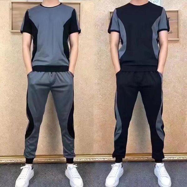 Men's silky summer sports universal sports suit for leisure