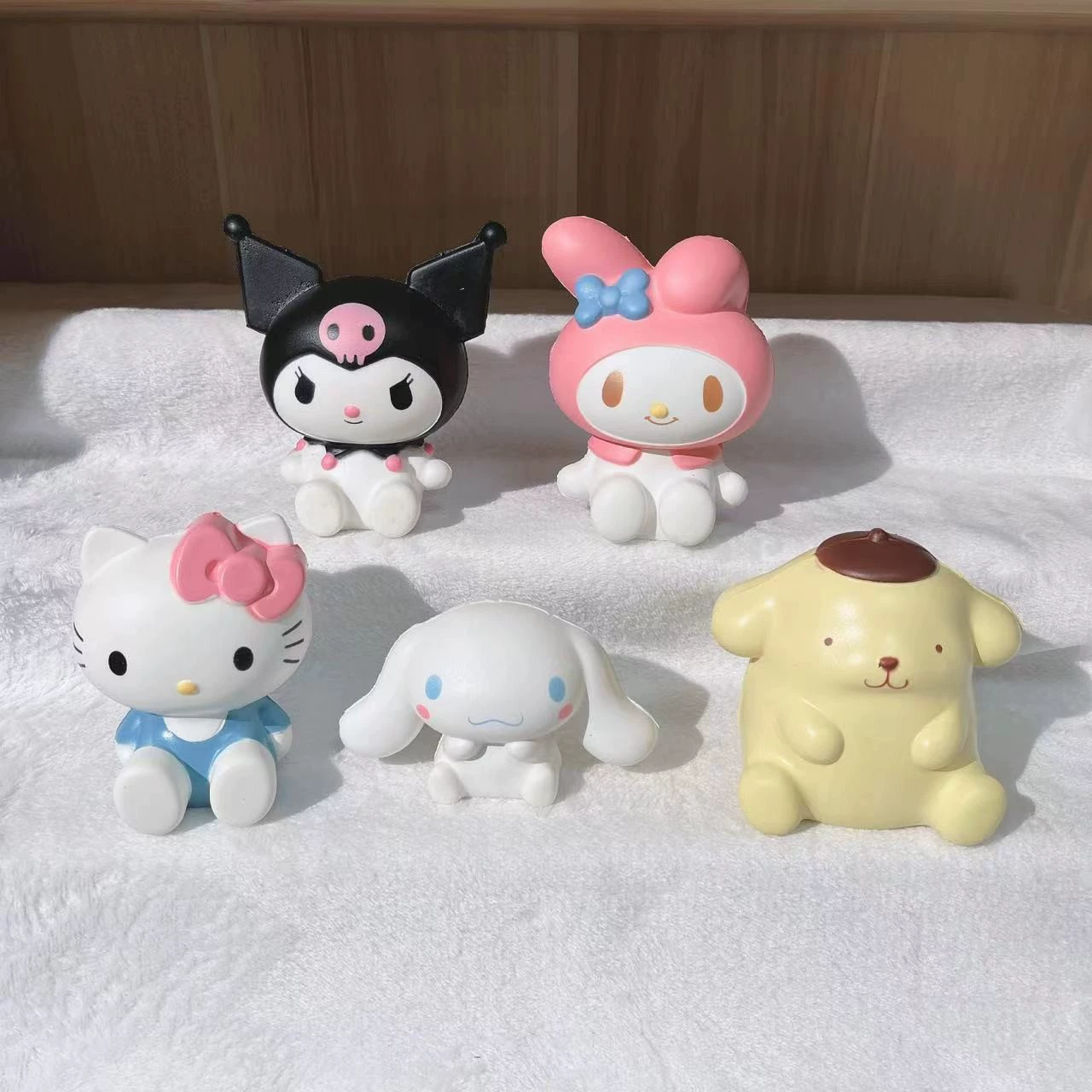 Настольная фигурка Sanrio с аксессуарами, милый антистресс-игрушка (50 г)