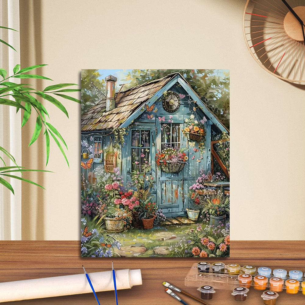 Transfronterizo jitdiy agente de pintura al óleo digital fabricantes al por mayor puestos de pintura al óleo artesanal pintura decorativa Amazon relleno de color