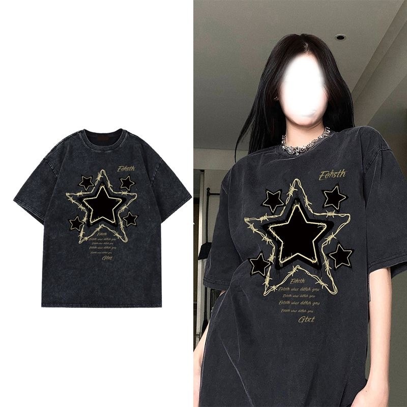 Camiseta vintage manga corta