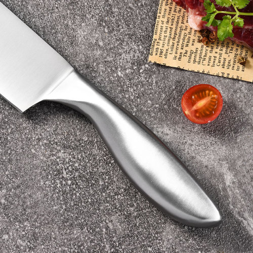 Cross-border stainless steel 8-inch chef's knife hollow handle foreign trade household meat cutting knife factory wholesale kitchen small vegetable cutting knife