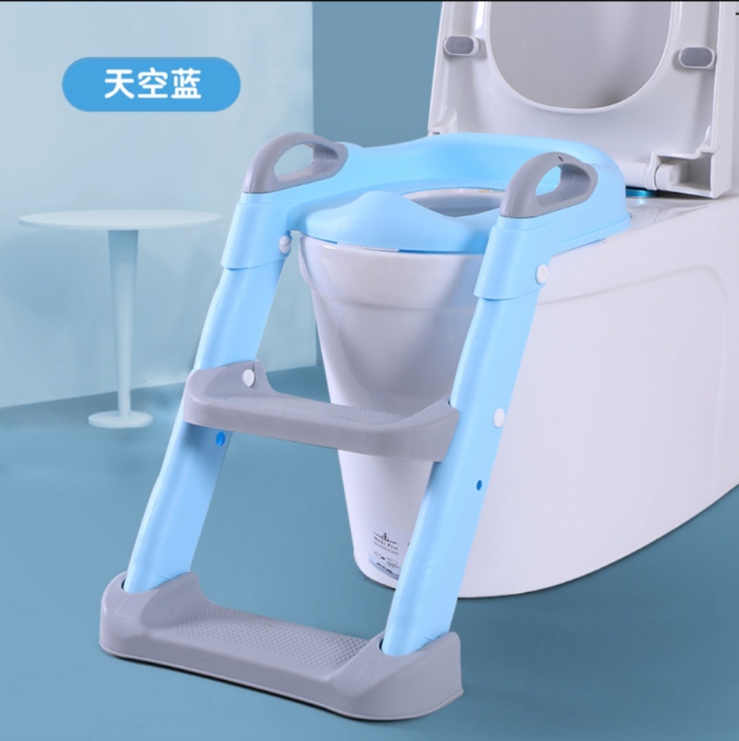 Fábrica directa de inodoro infantil escalera ajustable plegable inodoro infantil escalera auxiliar anillo de inodoro para hombres y mujeres, como