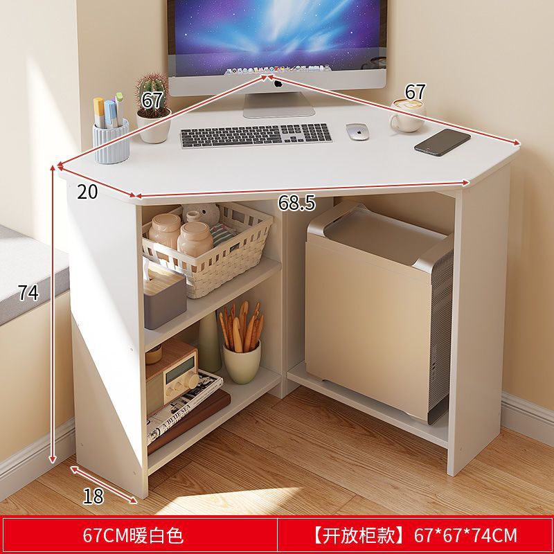 Triangular Study Desk Corner Writing Desk Corner Corner Computer Desk Simple Home Corner Small Apartment Table