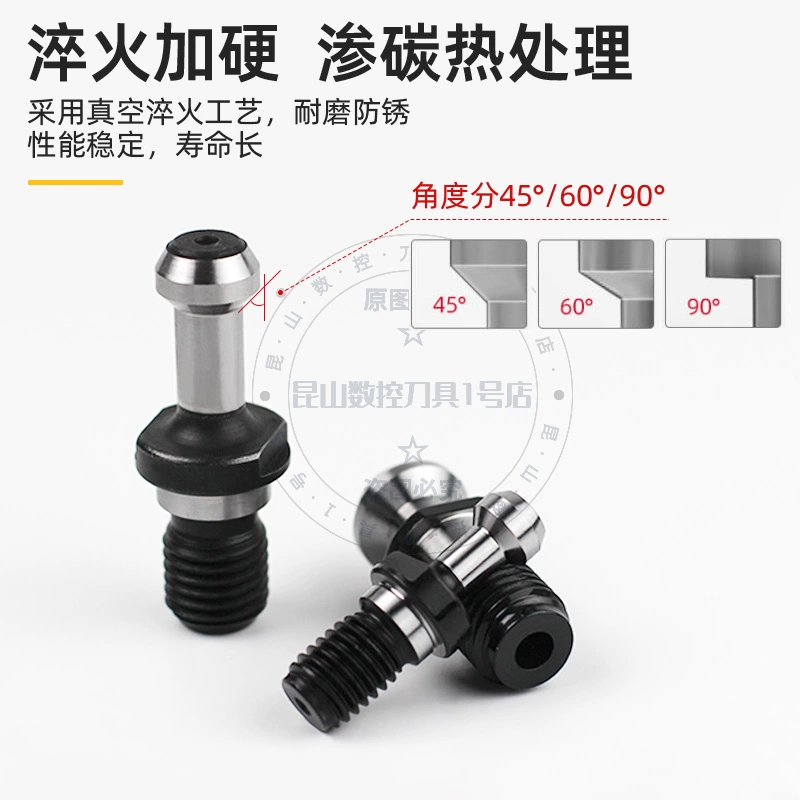 CNC рукоятка фрезерного станка BT30 BT40 BT50: высшая точность, выемка отверстий из воды и вытяжка внутреннего холодного гвоздя 45° 60° 90°