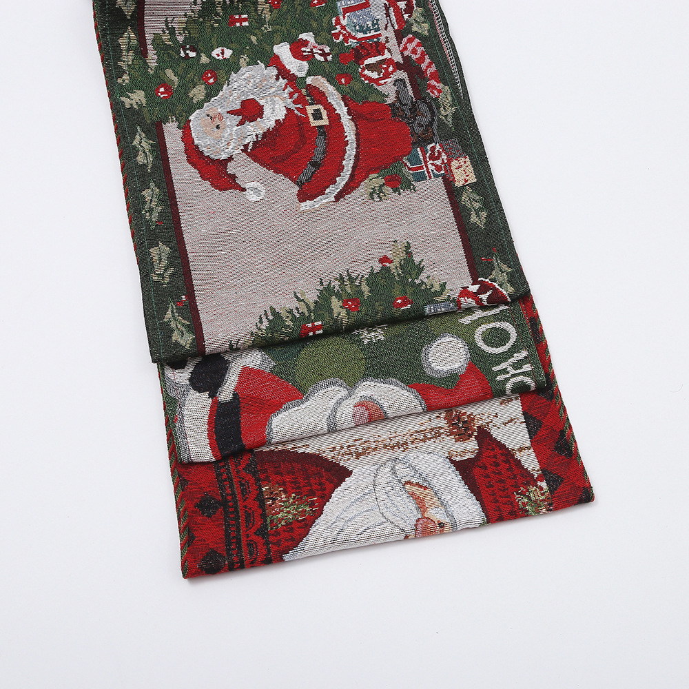 Christmas Santa Claus Cloth Party Tablecloth display picture 3