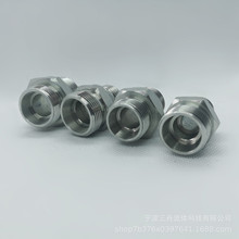 YEC 液压接头外丝轻型卡套转英管ED派克GE式直通1CB/1DB焊接式