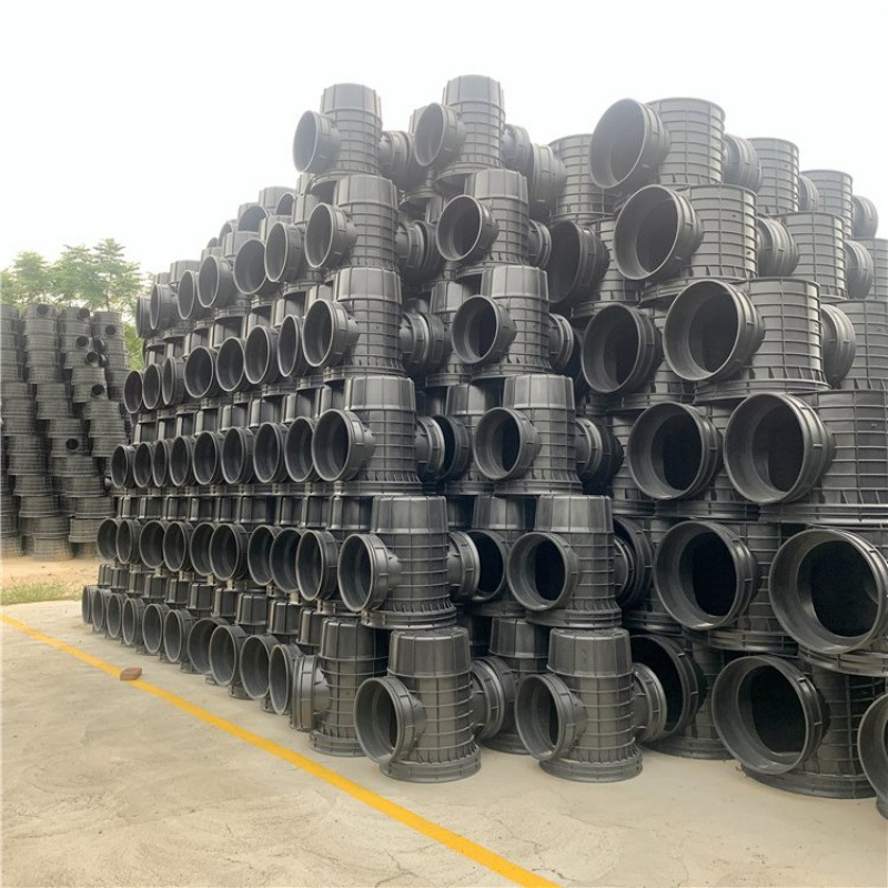 塑料检查井 成品 沉泥流槽检查井DN315-1000 直通 三通 90度 四通