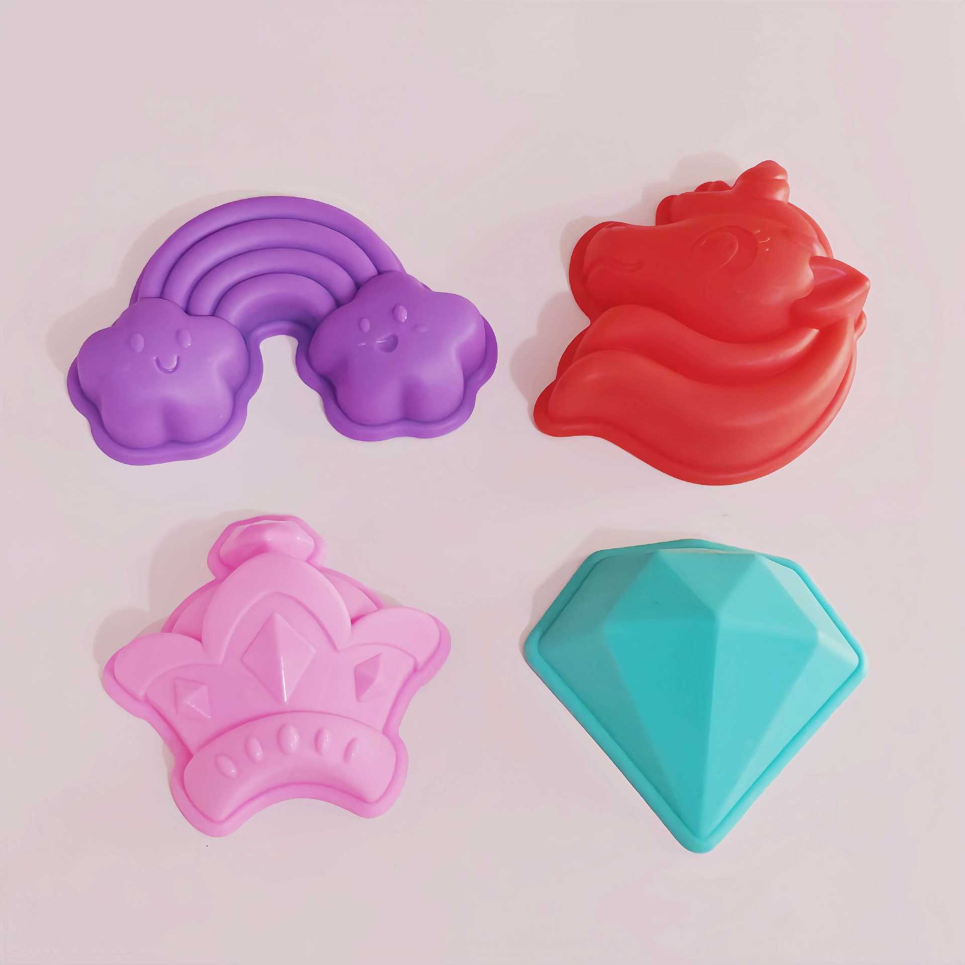 Venta directa de fábrica, juguetes espaciales para niños, moldes de arena, accesorios de barro de color, modelos, arena engrosada, herramientas de arena al por mayor