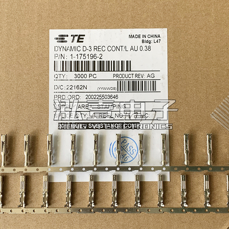 Connector for AMP/TE 1- 175196 -2 Terminal Block Terminals 16-20AWG Original Spot a Starting