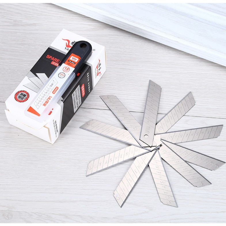 加厚美工刀片刀大号18mm片刀金属刀家用墙纸裁剪刀片学生美术刀片