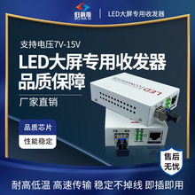 LED全彩大屏光纤转换器兼容灵信中航诺瓦灵星雨LED大屏光纤收发器