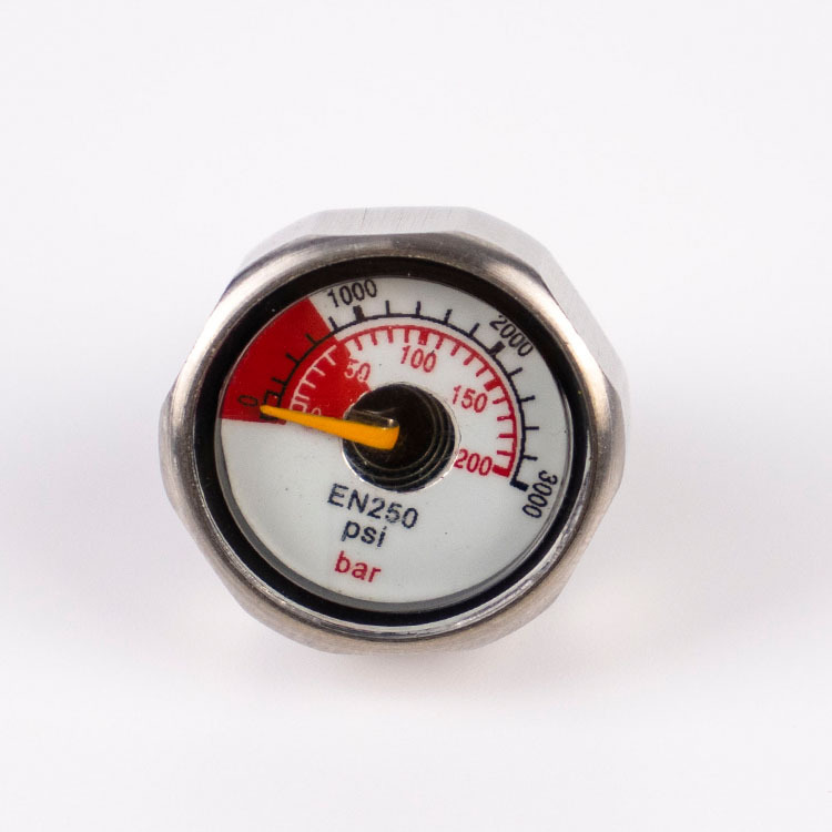 Botella pequeña de buceo HOTDIVE MINI manómetro botella de descompresión MINI manómetro medidor de presión de buceo medidor individual