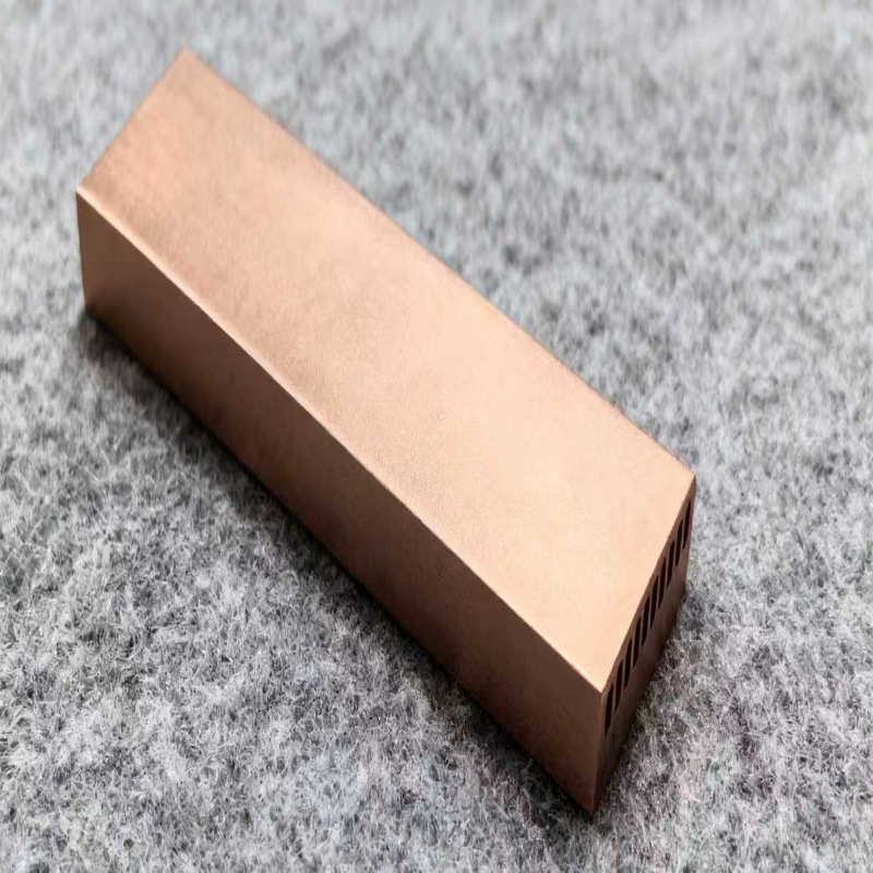 紫铜微通道芯片散热片仪器路由TEC制冷片LED激光芯片 紫铜片