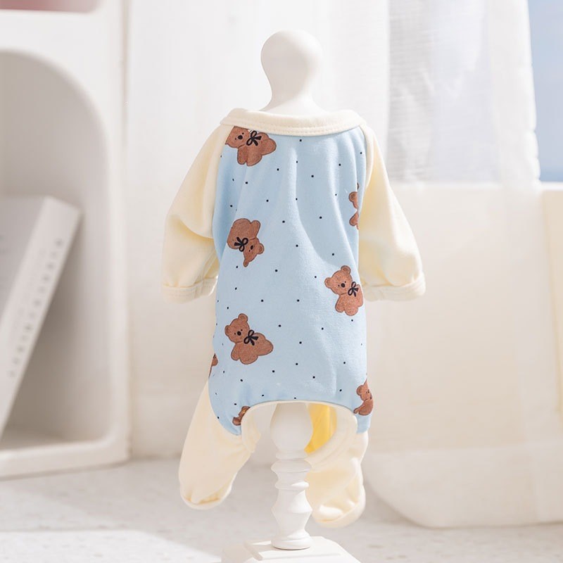 26 primavera y verano delgada cuatro patas abdominal abrigo abrigo abrigo abrigo pijama gato ropa de perro ropa de perros pequeños y medianos image 11