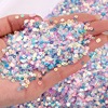 Shiny nail sequins PVC for manicure, crystal for contouring, 2mm, 3mm, 4mm