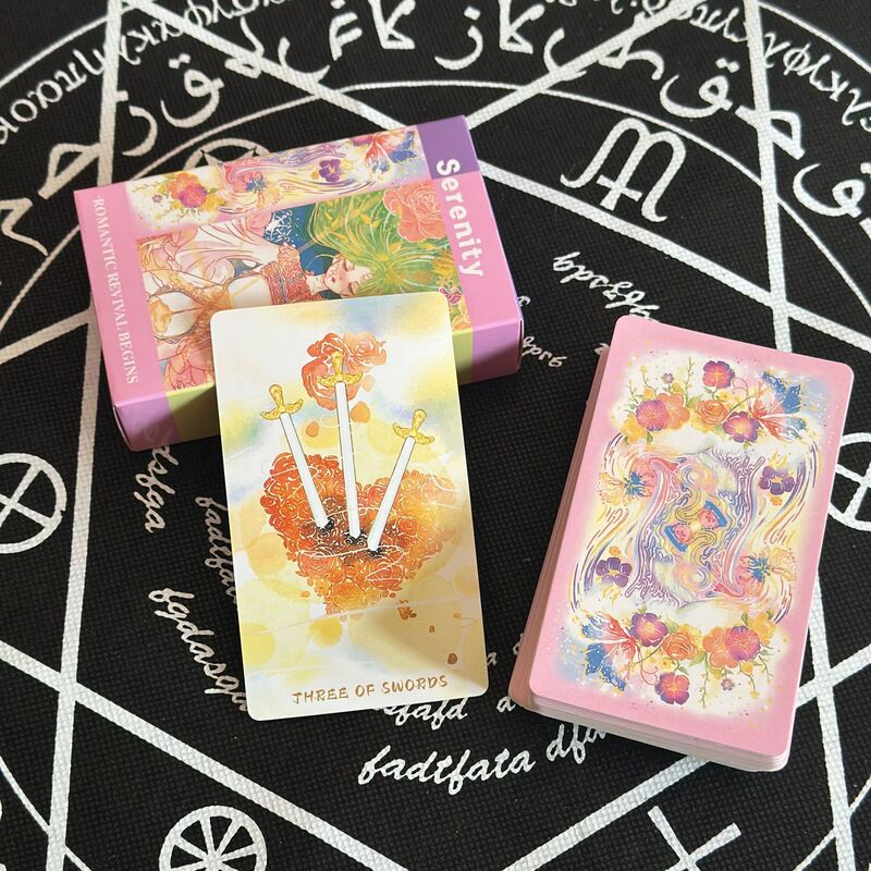 Serenity High-Quality 80-Card Tarot Deck New Original Exquisite Tarot Cards Waite Series