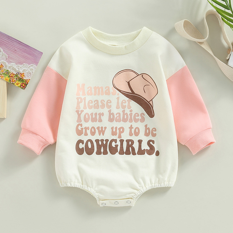 Fashion Animal Letter Cotton Baby Rompers display picture 2