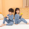 Demi-season children's set for boys, thin thermal underwear, trousers, keep warm pijama, wholesale