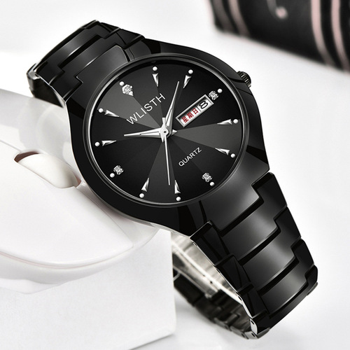 Cross-border foreign trade watch wholesale men's watch luminous waterproof fashion student couple watch men's calendar quartz watch