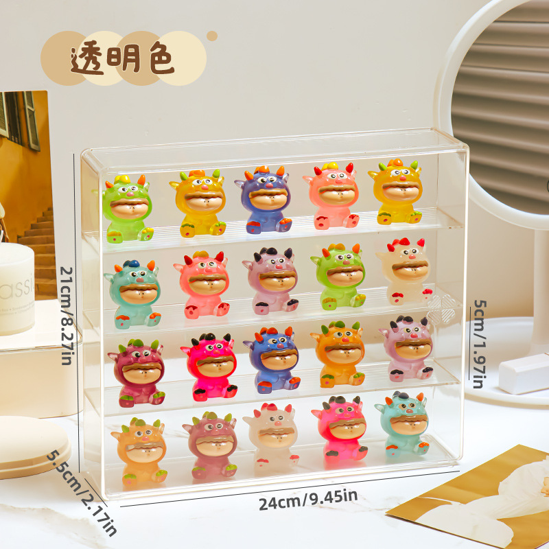 8106#새로운 강화 슬라이딩 도어 수납공간 [투명]