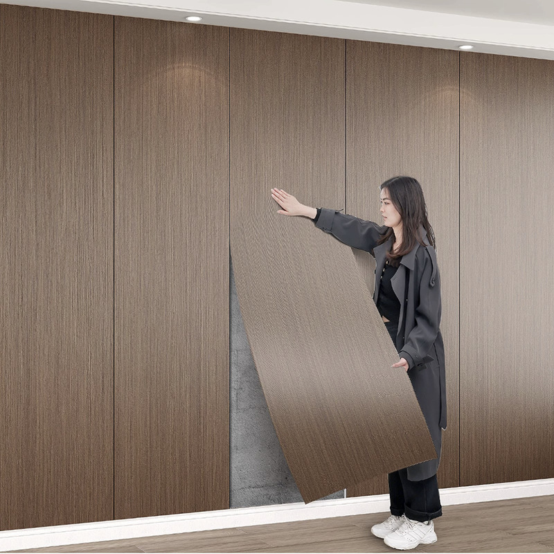 Cross-Border Wood Veneer Wall Stickers Wall Wood Grain Stickers Waterproof Self-Adhesive Wallpaper Background Wall Decoration Imitation Wood Grain Wallpaper