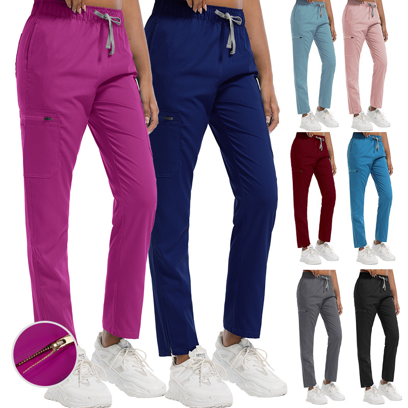 comfortable trousers with zipper for work
