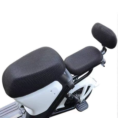 New National Standard Electric Car Seat Cover Yadi Dq6Qdsde8A7A8 No. 9 Electric Car Seat Cushion Cover 3D Sun Protection and Breathable (Electric car cushion) - black-new-national-standard-plus-size-total-length-58cm-front-seat-rear-seat-backrest