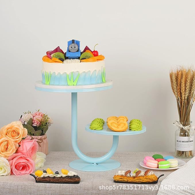 Transfronterizos Amazon temu postre estante de exhibición bandeja de pastel estante de pastel diseño de cumpleaños
