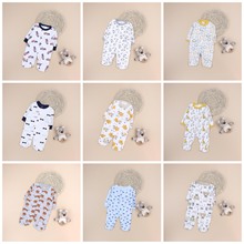 babay romper新生儿宝宝四季爬服婴儿连体衣纯棉外贸衣服clothes