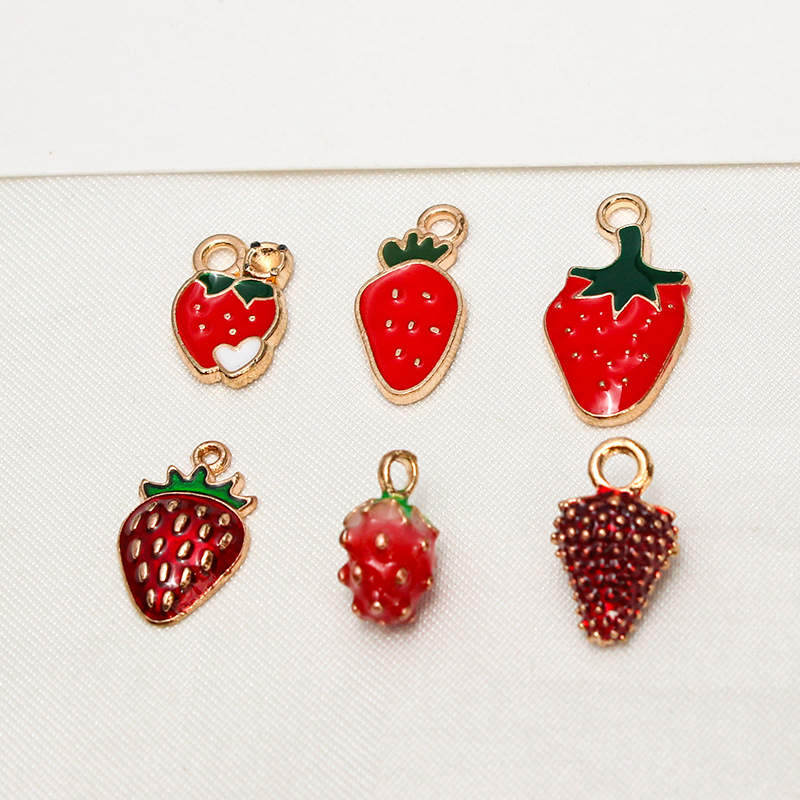 3g Weight Pendant Jewelry Making Type 5*16mm, 7 * 15mm Jewelry Making Size DIY Jewelry Accessories, Bracelets, Earrings, Necklace Classification 1 Piece Quantity Alloy Material Fruit Pattern Pastoral, Korean Style Style Enamel, Plating Craft 1 Piece 5*16mm 7 * 15mm Alloy Fruit Pendant DIY Jewelry Accessories Bracelets Earrings 4