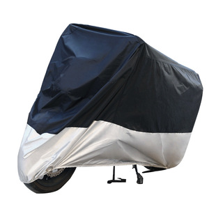 Spot cross-border Amazon explosions 190T Oxford cloth coated silver cloth dust-proof, sun-proof and rain-proof motorcycle car cover
