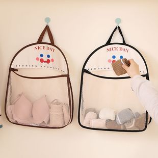 Underwear Socks Hanging Household Storage Bag Hanging Storage Bag Dormitory Wardrobe Home Bedside New Storage Net Pocket