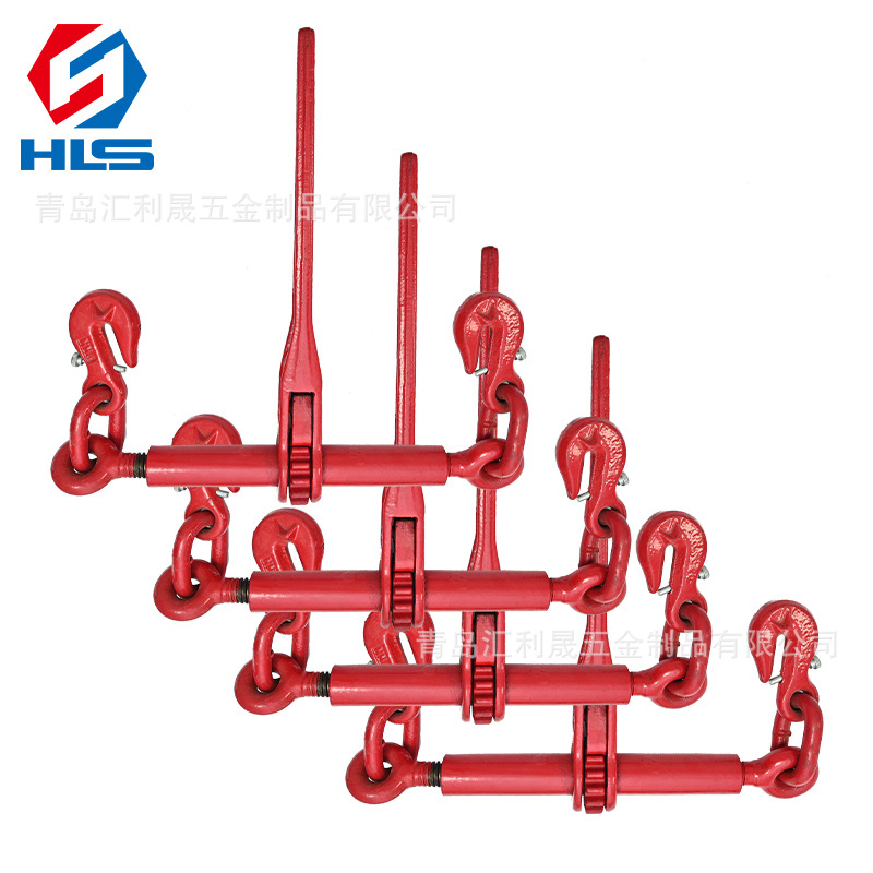 厂家直供 喷塑模锻杠杆式棘轮拉紧器紧索具高强度铸造杠杆收紧器