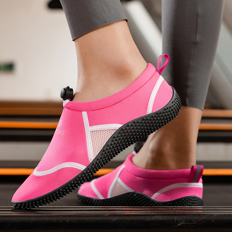 Zapatos de río de primavera y verano transfronterizos, comercio exterior femenino 2025, zapatos para correr de entrenamiento de fitness en interiores, zapatillas de yoga de suela blanda ligera