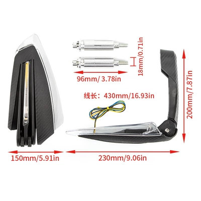 turn signal anti-fall hand guard – Motorcycle Safety Supplies
