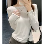 显瘦秋冬季长袖圆领打底衫