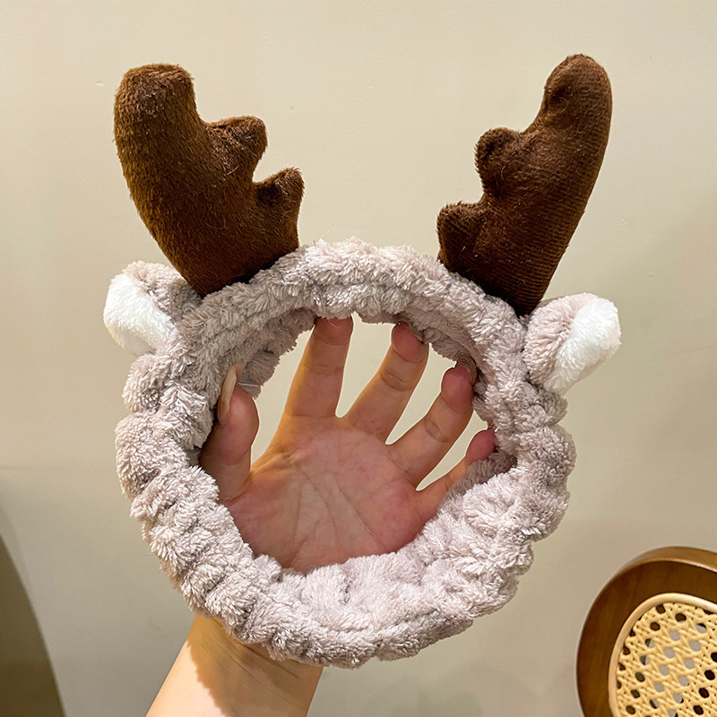 Lavar la cara, banda de cabello para mujeres, máscara de maquillaje especial antideslizante, linda, extraña banda de cabello elástica sin rastro, 2024 nuevo