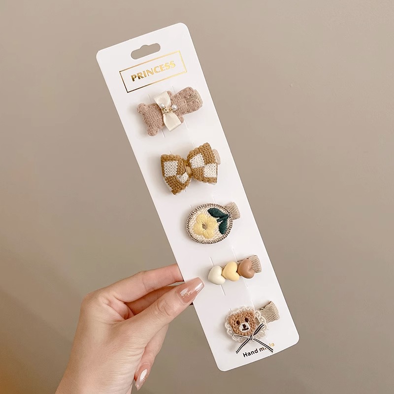 Horquilla para bebés, bolsa de tela completa, clip para cabello para bebés, no daña el cabello, niños, niñas, horquillas, lindos accesorios para el cabello, sombreros