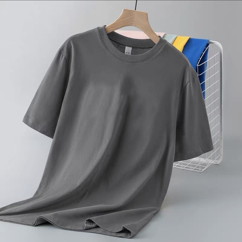 Camiseta de manga corta de los hombres de otoño nuevo estilo coreano SLIM-Fit moda impreso fino cuello redondo en el puesto image 11