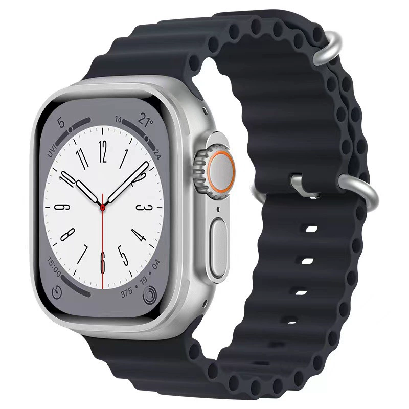[Готовый запас и отправка в тот же день] Подходит для Apple Watch 8 Apple Ocean silikon strap Ultras8