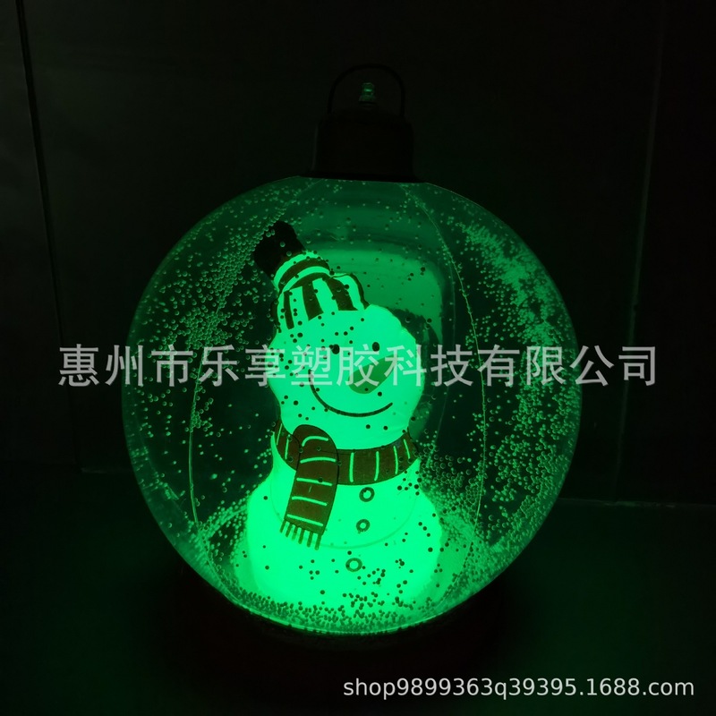 工場直販 PVC インフレータブルクリスマスボール中庭楽しい透明クリスマスツリー LED ライトおもちゃ装飾高透明ボール|undefined
