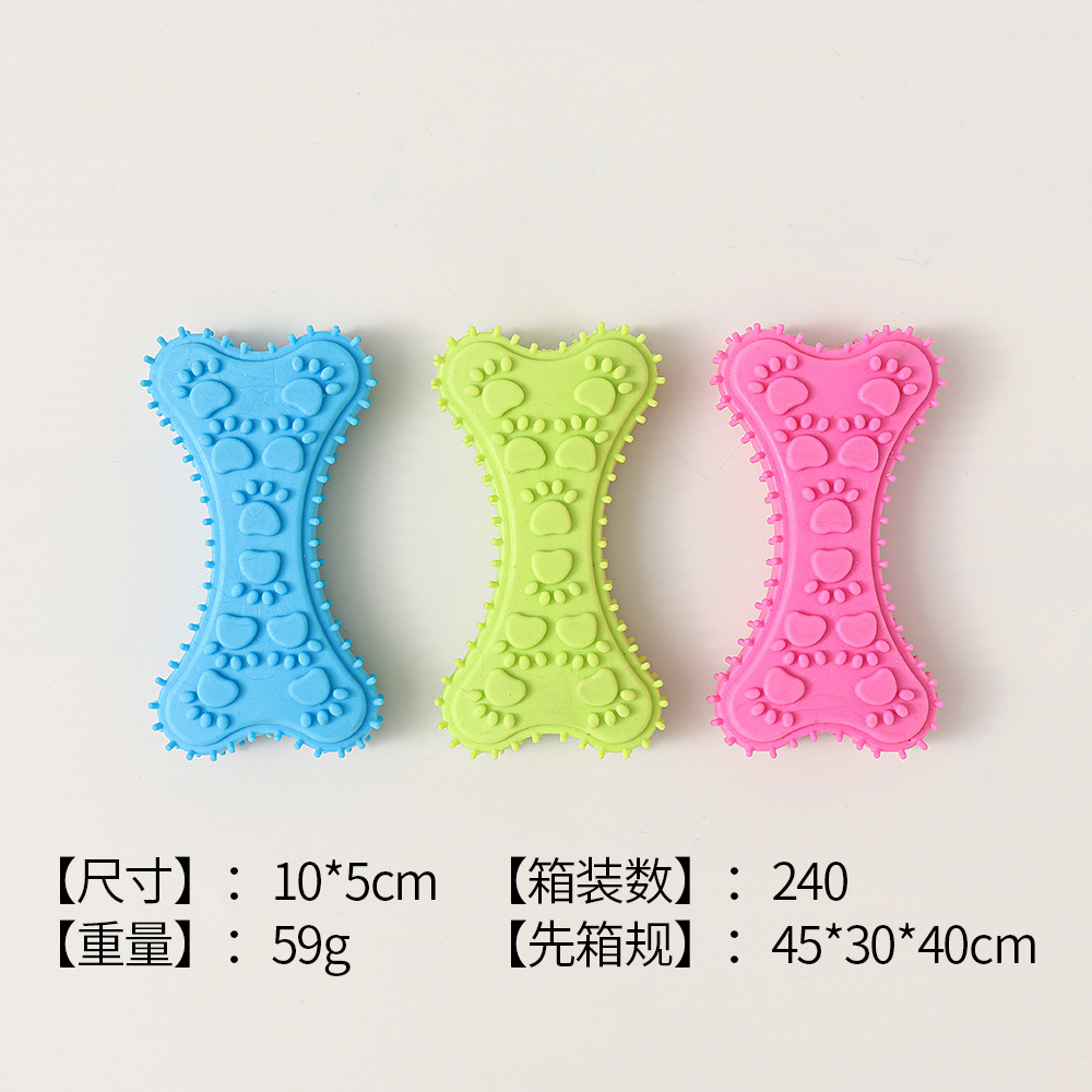 Juguetes para mascotas mordeduras gato limpio dientes de perro diente palo TPR juguete combinación traje mascotas suministros al por mayor perro Juguetes