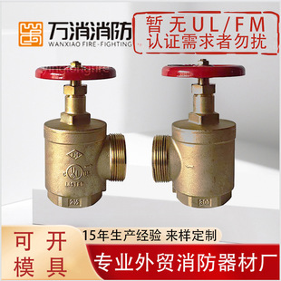 Foreign Trade Fire Equipment American Npt Fire Hydrant American Nh Water Landing Valve Ansi American Standard All-Copper Right-Angle Valve