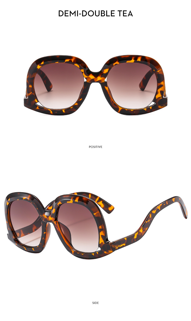 Solid Color Pattern Unisex Gender Modern Style Solid Color Ac UV400 Protection Toad Glasses Full Frame Women's Sunglasses