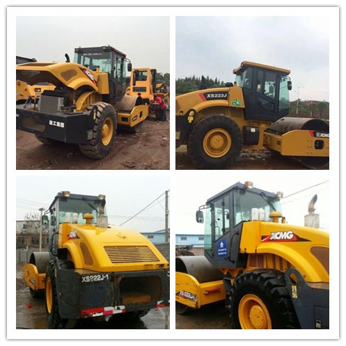 XCMG XS223JE (22T) 26T Lishui usado rodillo de acero único 22 toneladas rodillo XS202J XS225