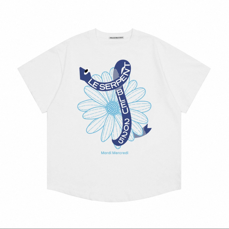 【2025新作】本物のマルディ半袖ゴルフダックスフントフラワーネックレスドッグゴールドハイシルバー同Tシャツ|undefined
