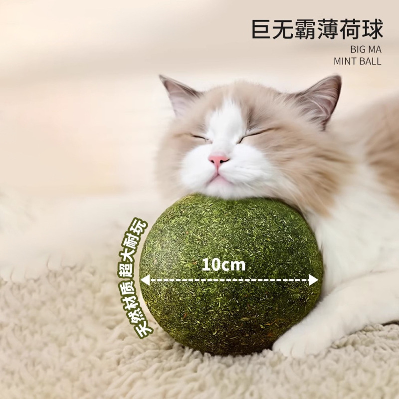 猫薄荷球超大猫玩具自嗨解闷神器磨牙猫草球逗猫棒猫咪用品逗猫棒|undefined