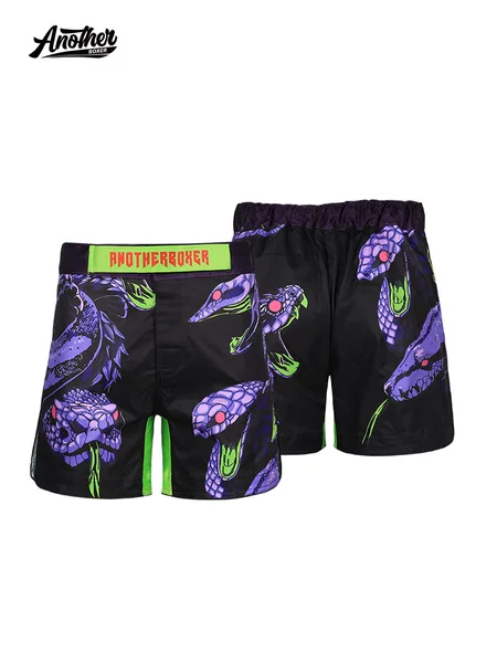 Anotherboxer New Snake Mma Shorts Trendy Sports Ufc Sanda Fighting Training Shorts