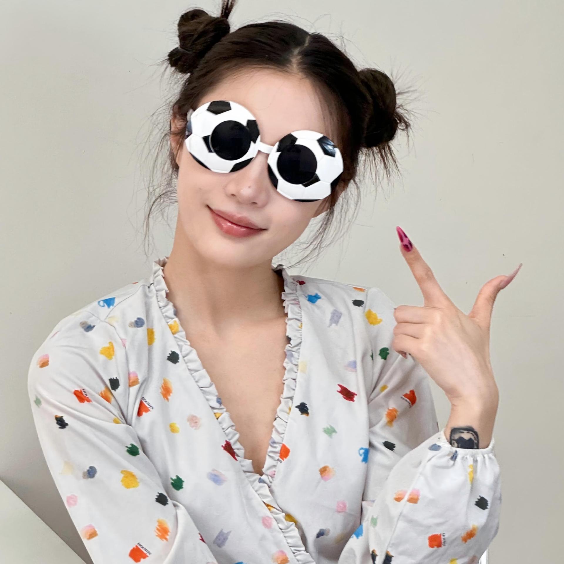 Gafas de Fútbol para Aficionados de Plástico ABS Decorativas para Carnaval