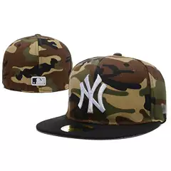 Cross-border foreign trade MLB baseball cap new flat-brimmed cap American sports league closed cap fashion size flat cap